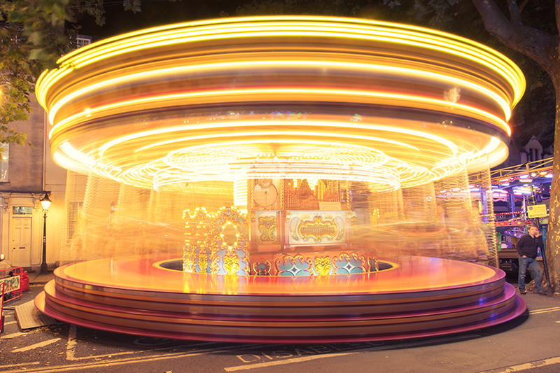 Picture of a merry-go-round (carousel)